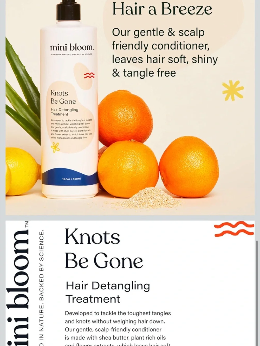 Knots Be Gone Hair Detangling Treatment - Cream